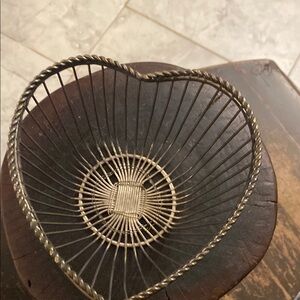 Heart-Shaped Wire Basket
